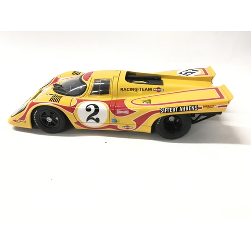 373 - 2x Autoart motorsport models includes boxed Bentley Speed 8 Le Mans 2003 with green livery.. Also un... 