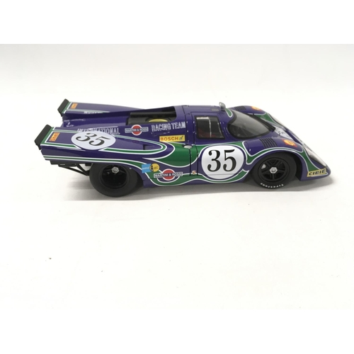 382 - Unboxed Autoart 1:18 Porsche 917K International Martini and Russo Racing Team Watkins Glen 1970. No.... 