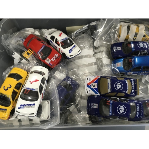 397 - A collection of Scalextric cars and accessories. No reserve