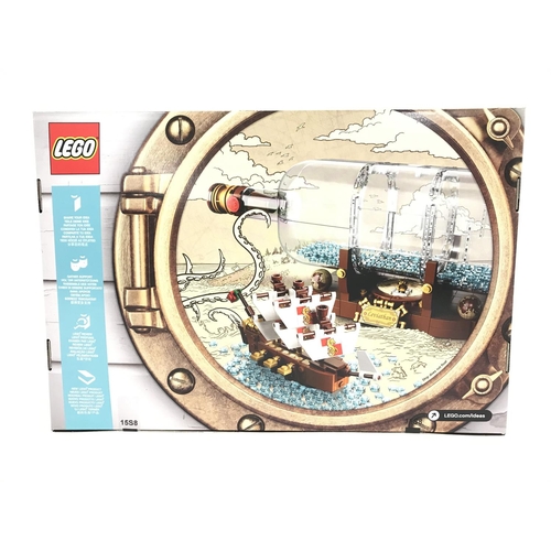 413 - A Boxed Lego Ideas Ship In A Bottle #21313.