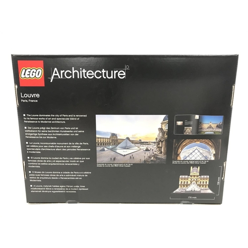 419 - A Boxed And Sealed Lego Architecture Louvre. #21024.