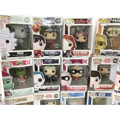 43 - A Collection of boxed 18 Funko Pops