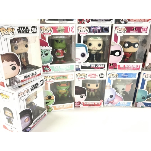 43 - A Collection of boxed 18 Funko Pops