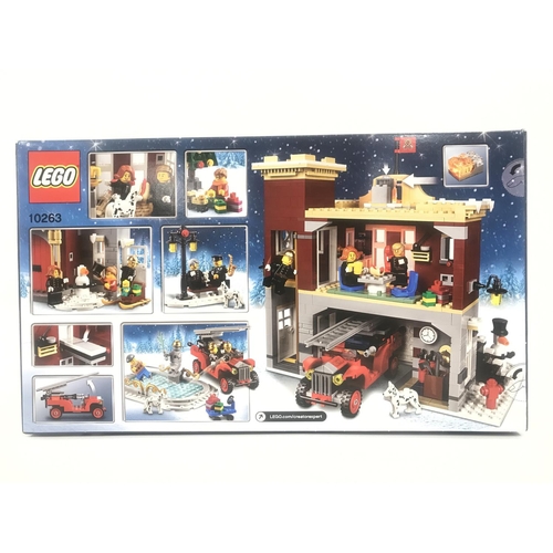 430 - A Boxed And Sealed Lego Creator Winter Village Fire Station. #10263.