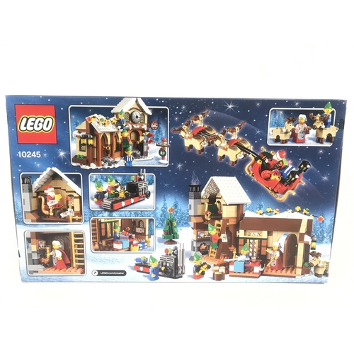 457 - 3 X Boxed And Sealed Lego Santas Workshops.