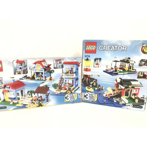 480 - A Boxed And Sealed Lego Creator Seaside House #7346 and a Lighthouse Island #7346. (2).