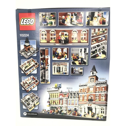 498 - A Boxed And Sealed Lego Town Hall #10224.