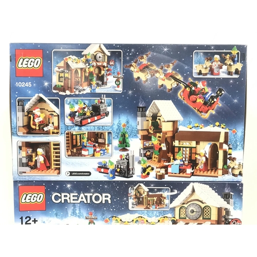 499 - 2 X Boxed Lego Creator Santas Workshop #10245.