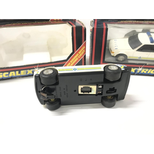 517 - 2 Boxed Scalextric Rover Police Cars #C.284.