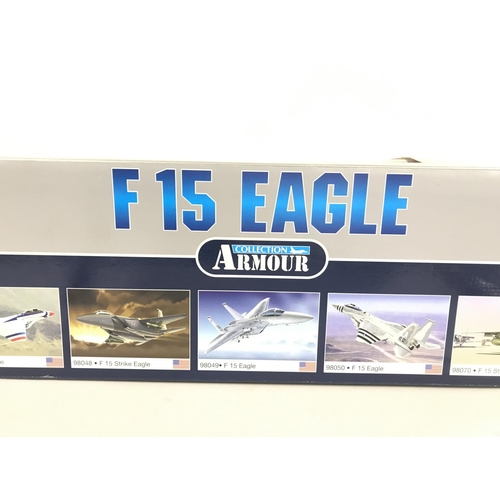 52 - A Boxed Collection Armour F15 Eagle 1/48 Scale. No Resrve.