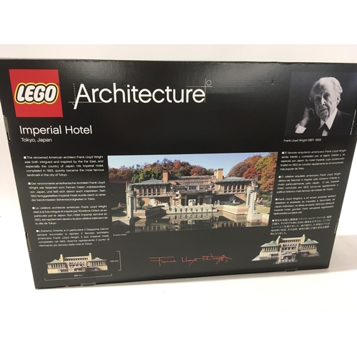 527 - A sealed boxed Lego Architectural set #21017. Imperial Hotel. Tokyo Japan.