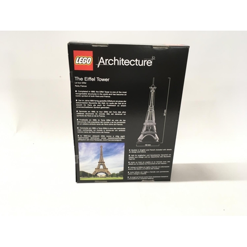 531 - Two sealed boxed Lego architectural sets #21018. The Eiffel Tower and #21024. The Louvre