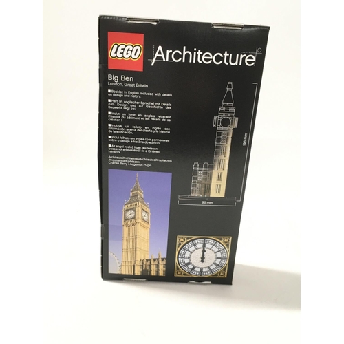 550 - 2x sealed boxed Lego Architecture sets includes # 21029. Buckingham Palaceâ¦.# 21013. Big Ben â¦no... 