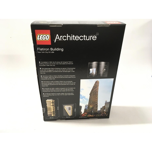 553 - 2x sealed boxed Lego Architecture sets includes # 21028. New York Cityâ¦..# 21023. Flatiron Buildin... 