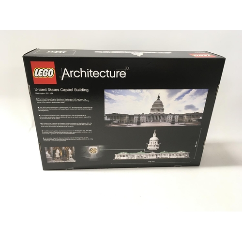 554 - 2x sealed boxed Lego Architecture sets includes #21030 United States Capitol Buildingâ¦# 21018. Uni... 