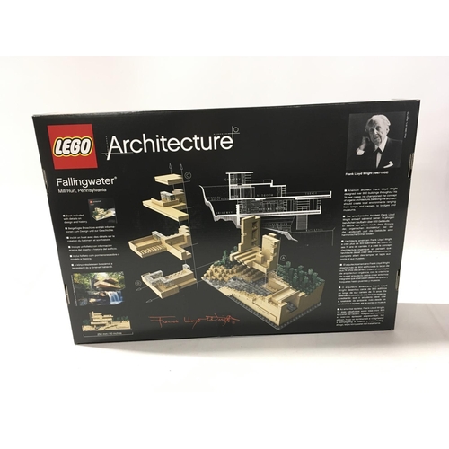 556 - 2x sealed boxed Lego Architecture sets includes # 21005 Fallingwaterâ¦..# 21006 The White House. No... 