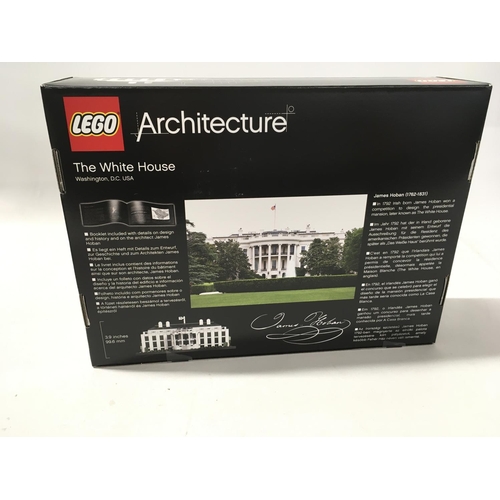 556 - 2x sealed boxed Lego Architecture sets includes # 21005 Fallingwaterâ¦..# 21006 The White House. No... 