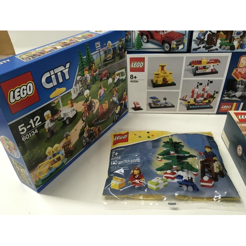 558 - A Collection of 9 unopened sets of Lego kits including..# 40083â¦# 40106. # 40083 # 60134. # 40058.... 