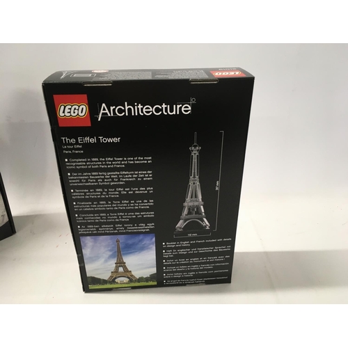 563 - 2x sealed boxed Lego Architecture sets including # 21017 Imperial Hotel. Also # 21019 The Eiffel Tow... 