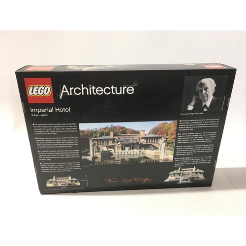 563 - 2x sealed boxed Lego Architecture sets including # 21017 Imperial Hotel. Also # 21019 The Eiffel Tow... 