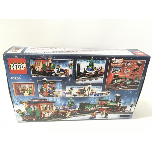 566 - A sealed boxed Lego Creator set # 10254. Winter Holiday Train. No reserve