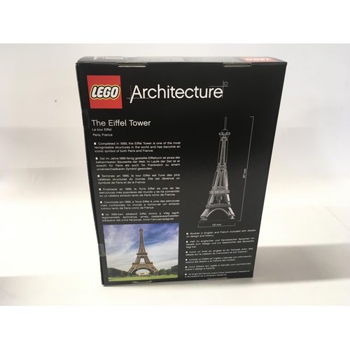 567 - 3x sealed boxed Lego Architecture set includes # 21019 The Eiffel Towerâ¦. # 21020 Trevi Fountainâ... 