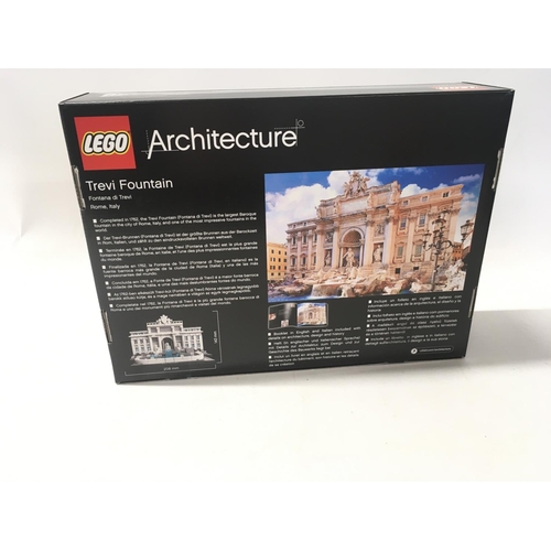 567 - 3x sealed boxed Lego Architecture set includes # 21019 The Eiffel Towerâ¦. # 21020 Trevi Fountainâ... 