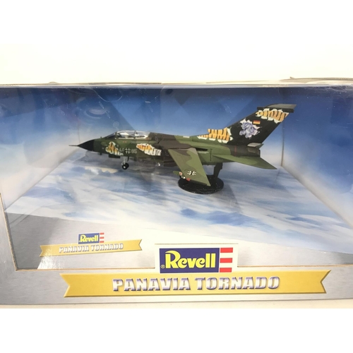 57 - 2 X Boxed Revell Diecast Aircraft. A Panavia Tornado and a F-16 Fighting Falcon Both 1/72 Scale (2) ... 