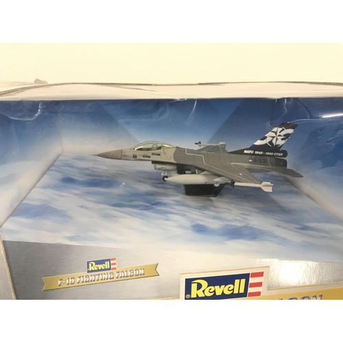 57 - 2 X Boxed Revell Diecast Aircraft. A Panavia Tornado and a F-16 Fighting Falcon Both 1/72 Scale (2) ... 