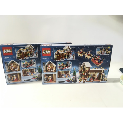 571 - 2x sealed boxed Lego Creator expert sets # 10245. Santas workshop. No reserve (2)