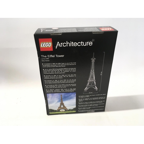 572 - 2x sealed boxed Lego sets including Architecture # 21019 The Eiffel Tower and City # 7937 Train Stat... 