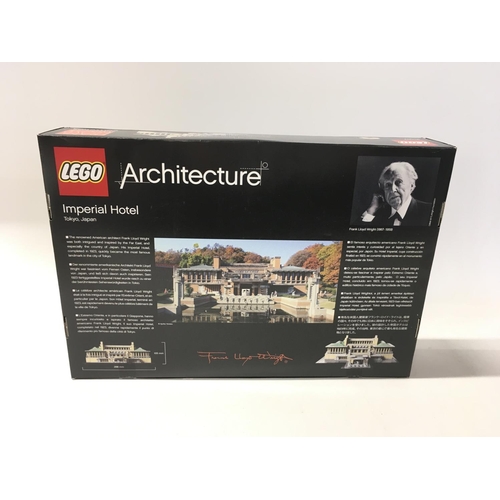 577 - 2x sealed boxed Lego Architecture sets including # 21017 Imperial Hotel. # 21023 Flatiron Building. ... 