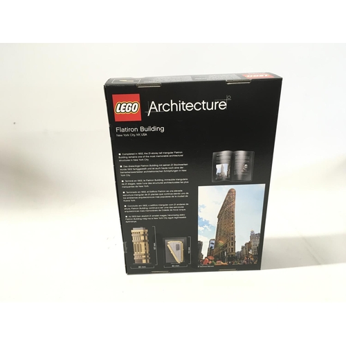 577 - 2x sealed boxed Lego Architecture sets including # 21017 Imperial Hotel. # 21023 Flatiron Building. ... 