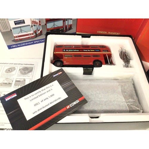 596 - A Collection of Boxed Diecast Including Corgi. Atlas. Oxford. Including Last Routemaster.