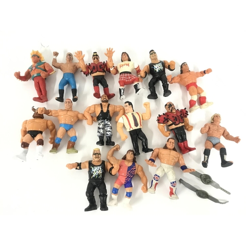 6 - A Collection of Vintage WWF Figures.