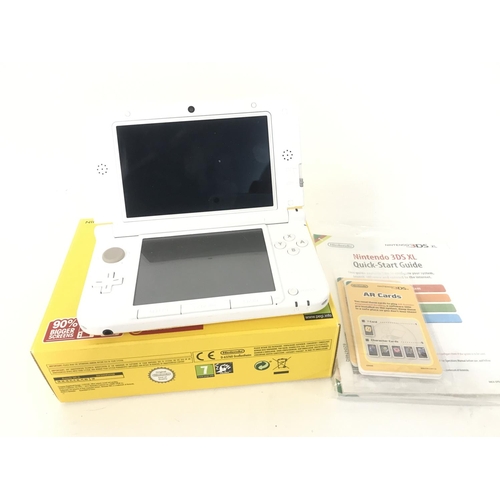 603 - A Boxed Nintendo 3DS XL Pokemon Picachu Edition. No Reserve.