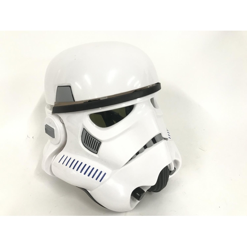 605 - A Boxed Black Series Star Wars Stormtrooper Helmet. No Resrev.