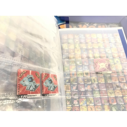 613 - 2 x Panini Pokemon Staks Johto League Champion Binders. No Reserve.