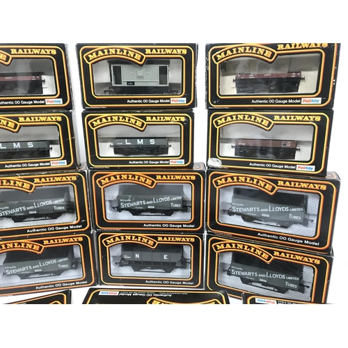 616 - A Collection of Boxed 00 Gauge Mainline Wagons. No Reserve.