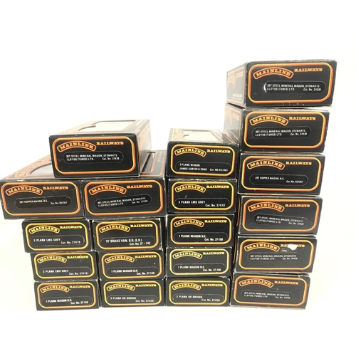 616 - A Collection of Boxed 00 Gauge Mainline Wagons. No Reserve.