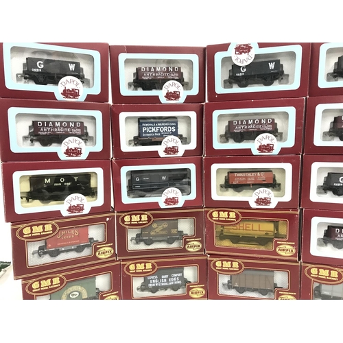 626 - A Collection Of Boxed 00 Gauge Wagons By Airfix And Dapol. No Reserve.