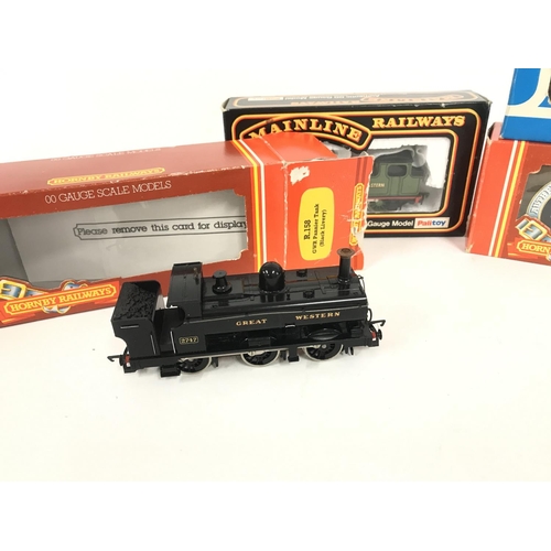 629 - 4 Boxed 00 Gauge Locomotives Including Hornby. Airfix And Mainline.