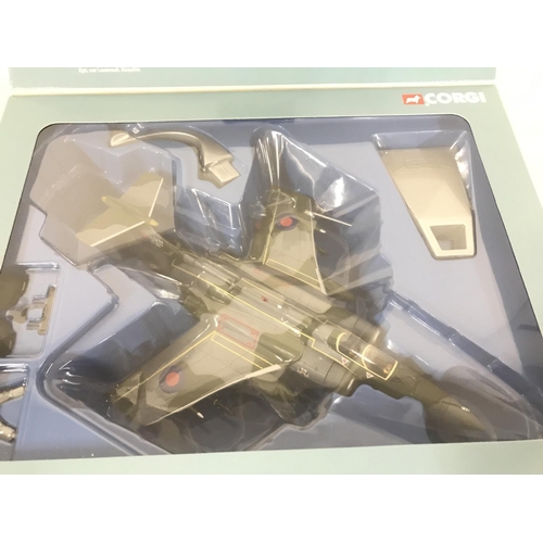 64 - 2 X Boxed Corgi Aviation Archive Model Aircraft. A Hawker Siddeley Buccaneer And A McDonnell F-4J Ph... 