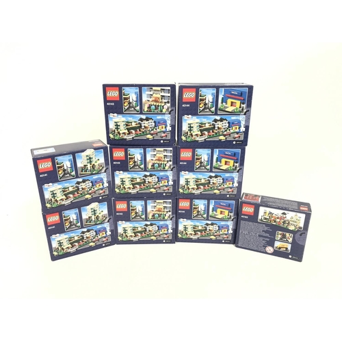 675 - 9 boxes of sealed Lego. To include 1 40183 Bricktober Town Hall. 2 40141 Bricktober Hotel. 3 40143 B... 