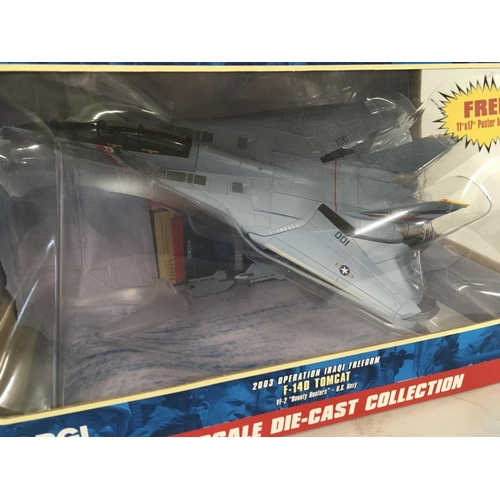 72 - A boxed Corgi model aircraft US95141 a F140 Tomcat from the 2003 Operation Iraqi Freedom..VF2 Bounty... 