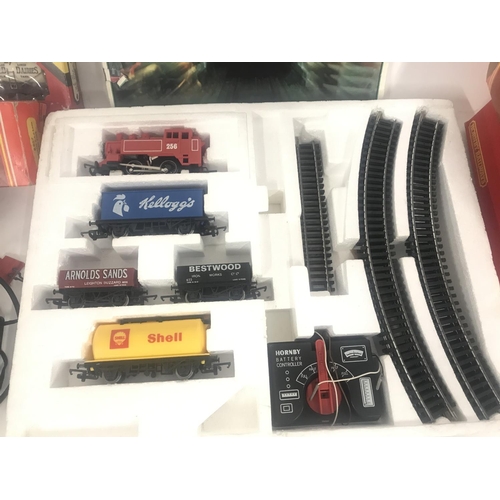 737 - A Collection of Hornby 00 Gauge. Including a Pick Up Goods Set. A Saddle Tank And accessories. No Re... 