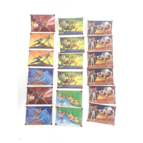 738 - A Collection of Vintage Thunder Cats Shredded Wheat Stickers. No Reserve.