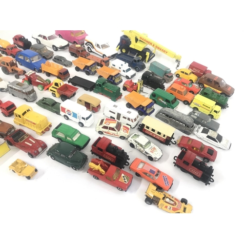 741 - A Collection of Playworn Diecast. Including Matchbox. Corgi etc. No Reserve.