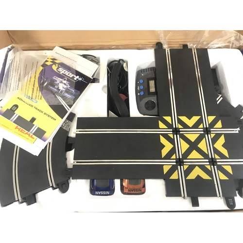 749 - A Boxed Scalextric Nissan Champions Set. No Reserve.