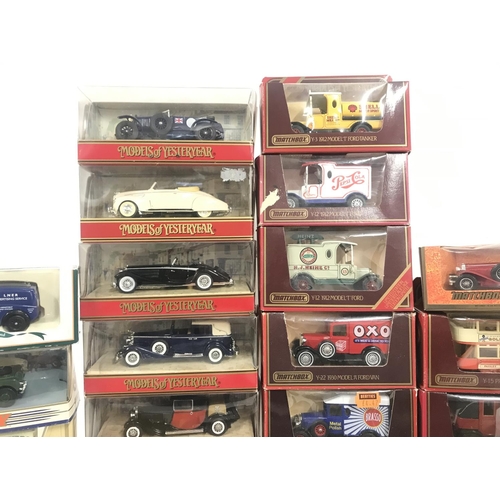 764 - A Collection of Matchbox Models Of Yesteryear. Etc. No Reserve.